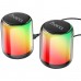 Ηχείο Wireless Hoco BS56 Colorful 2-in-1 BT V5.2 2X5W, FM, USB και 3.5mm 12 x Lighting Effects